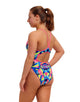 Funkita - Girls Princess Pageant Diamond Back Swimsuit - Multi - Model Front