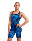 Funkita - Seal Team Fast Legs Legsuit - Blue - Model Front Pose