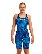 Funkita - Seal Team Fast Legs Legsuit - Blue - Model Front