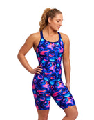 Funkita - Womens Liquid Lights Fast Legs Legsuit - Model Front/Side
