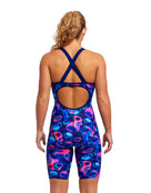 Funkita - Womens Liquid Lights Fast Legs Legsuit - Model Back