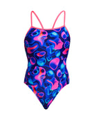 Funkita - Womens Liquid Lights Single Strap Swimsuit - Product Front 