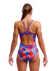 Funkita - Womens Miss Adventure Diamond Back Swimsuit - Model Front