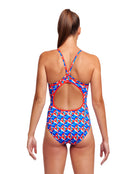 Funkita - Womens Out Foxed Diamond Back Swimsuit - Model Back