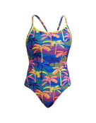 Funkita - Womens Palm A Lot Diamond Back Swimsuit - Multi - Product Front