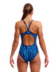 Funkita - Snork City Diamond Back Swimsuit - Blue - Model Front