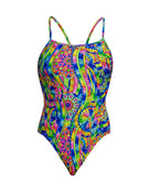 Funkita - Womens Spin The Bottle Single Strap Swimsuit - Product Front