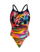 Funkita - Womens Sunset City Diamond Back Swimsuit - Product Front
