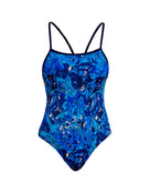 Funkita - True Bluey Single Strap Swimsuit - Blue - Product Front