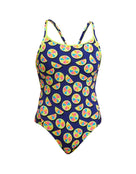 You Lemon Diamond Swimsuit - Navy/Yellow