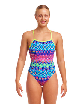 Thin Strap One Piece Swimsuit, Simply Swim