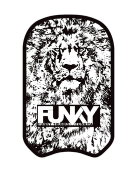 Funky Trunks - Big Cat Adult Kickboard - Black/White - Product Front