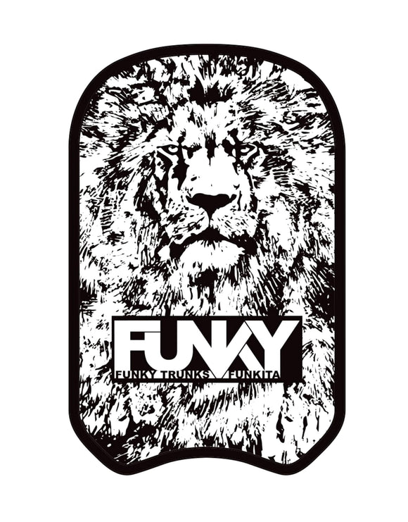 Funky Trunks - Big Cat Adult Kickboard - Black/White - Product Front