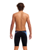 Funky Trunks - Boxed Up Swim Jammers - Black/Multi - Model Back