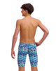Funky Trunks - Boys Jack Stack Swim Training Jammer - Blue - Model Front