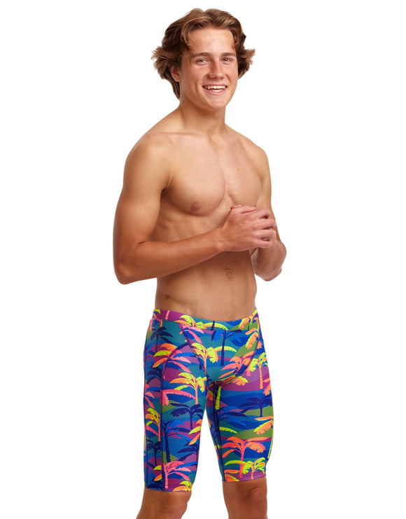 Funky-Trunks-Boys-Jammers-Palm-A-Lot-front-model