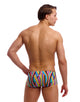 Funky Trunks - Mens Curl Curl Classic Swim Trunks - Multi - Model Front