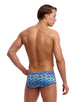 Funky Trunks - Jack Stack Sidewinder Swim Trunks - Blue - Model Front