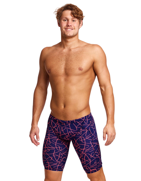 Funky-Trunks-Training-Jammers-Serial-Texter-Model-Front