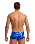 Funky Trunks - Try Blue Classic Swim Trunks - Blue - Model Back