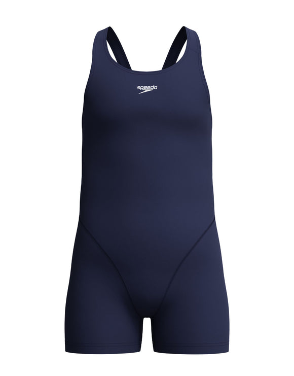 Speedo - Girls Essential Endurance Plus Legsuit - Navy - Product Front