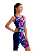 Funkita - Girls You Tobey Fast Training One Piece Legsuit - Multi/Navy - Model Side
