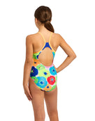 Zoggs - Girls Bloomie Strikeback Swimsuit - Multi - Model Back