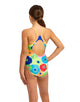 Zoggs - Girls Bloomie Strikeback Swimsuit - Multi - Model Front
