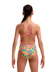 Funkita - Girls Hillary Puff Single Strap Swimsuit - Multi - Model Front