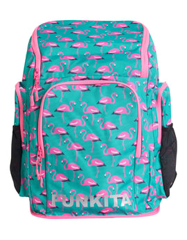 Funkita - Go Flamingo! Space Case 40L Backpack - Mint Green/Pink - Product Front