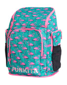 Funkita - Go Flamingo! Space Case 40L Backpack - Mint Green/Pink - Product Front/Side