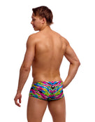 Funky Trunks - Happy Hide Sidewinder Swim Trunks - Multi - Model Back/Side