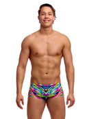Funky Trunks - Happy Hide Sidewinder Swim Trunks - Multi - Model Front