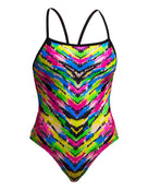 Funkita - Happy Hide Single Strap Swimsuit - Multi - Product Front