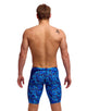 Funky Trunks - Hill Billy Blues Swim Training Jammer - Blue - Model Front