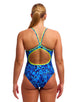 Funkita - Hilly Billy Blues Diamond Back Swimsuit - Blue - Model Front
