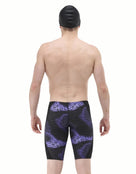 TYR - Hodori Durafast Elite Swim Jammers - Smoke Purple/Black - Model Back
