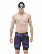 TYR - Hodori Durafast Elite Swim Jammers - Smoke Purple/Black - Model Front