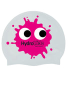 Children's Googly Eye Silicone Swim Cap - HydroKidz - Pink