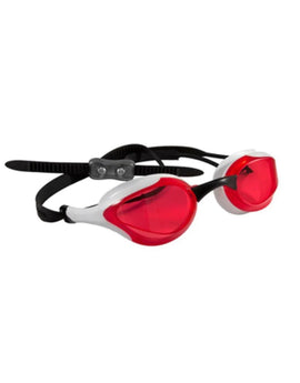 Jet Swim Goggles - White/Red Tint