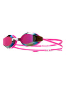 TYR - Junior Black Ops 140 EV Racing Goggles - Mirrored Lens - Pink/White