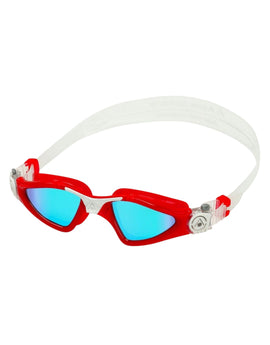 Aquasphere - Kayenne Small Fit Swim Goggle - Titanium Mirrored Lens - Product Front/Side Left