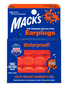 Mack's Kids Soft Mouldable Silicone Putty Earplugs - 6 Pairs - Product