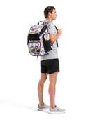 Arena Limited Edition One Go Allover 45L Backpack - Collage - Product with Model
