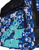 Arena Limited Edition One Go Allover 45L Backpack - Pieces - Product Front Close Up