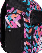 Arena Limited Edition One Go Allover 45L Backpack - Texture - Product Side Close Up