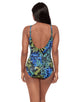 Miraclesuit - Gasparilla Oceanus Swimsuit - Black/Blue/Green - Model Front