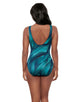 Miraclesuit - It's A Wrap Maldiva Swimsuit - Blue/Green/Multi - Model Front with Pose