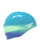 Multi-Colour Silicone Swimming Cap - Blue/Yellow