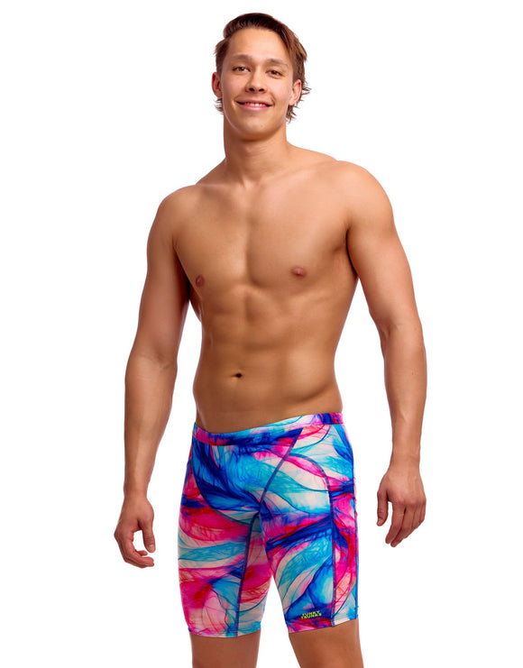 Funky Trunks - Muscle Mad Swim Training Jammer - Multi - Model Front
